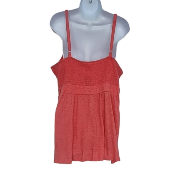Torrid Crochet Babydoll Summer Top Size 3 Lightweight Spaghetti Strap Coral. - Picture 5 of 8